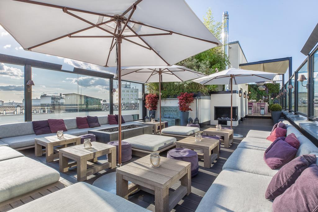 Hotel Zoo Berlín Exterior foto The rooftop terrace